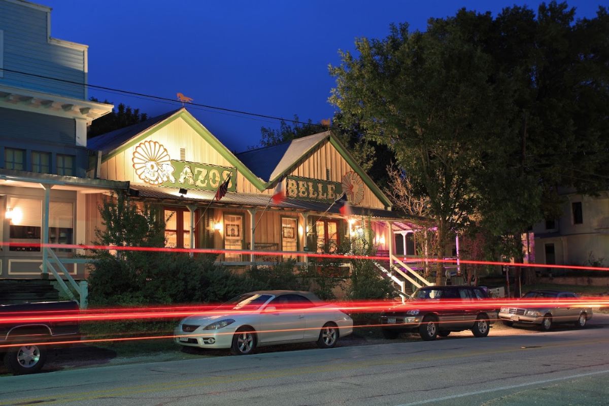 The Brazos Belle at dusk