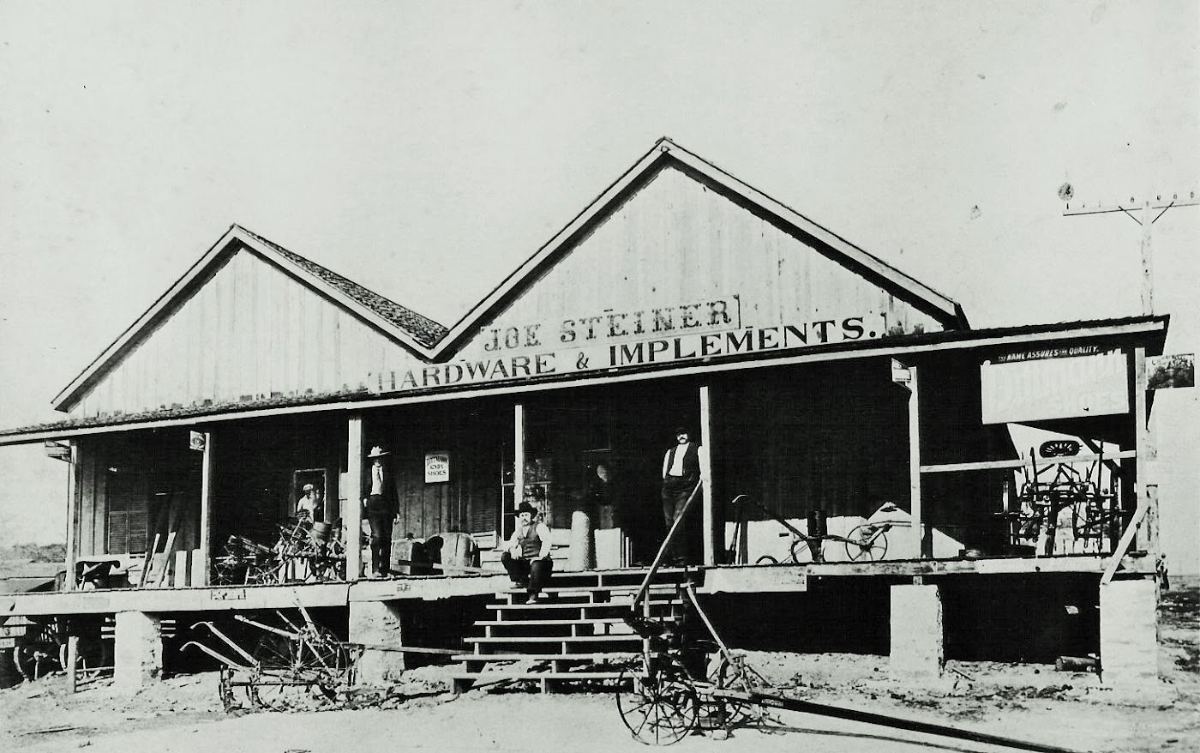 Historic photo of the general store